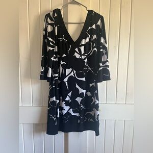 This dress is from the black-and-white store. It is very comfortable and soft.